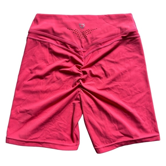 Pants - Butt Scrunch Pink Athletic High Waist Workout Shorts Size Small